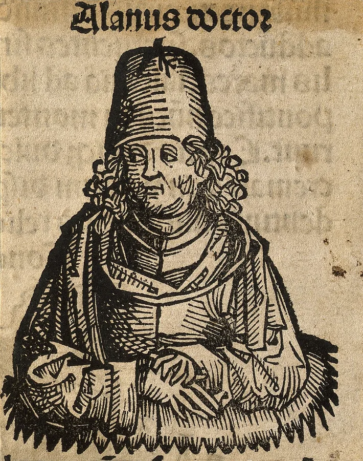 Portrait of Alan of Lille